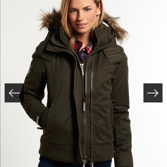 Superdry women's Microfibre Windbomber jacket - Picture 3 of 4